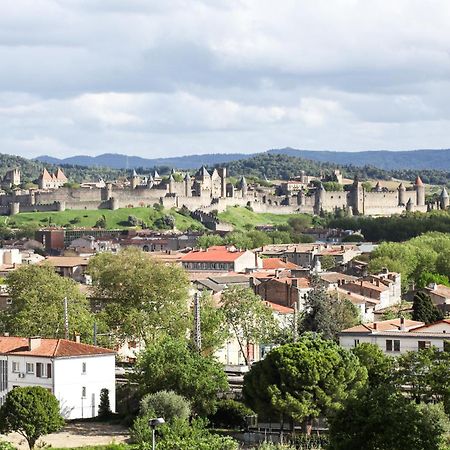 Studio Avec Parking Vue Sur La Cite De Carcassonne Exterior foto